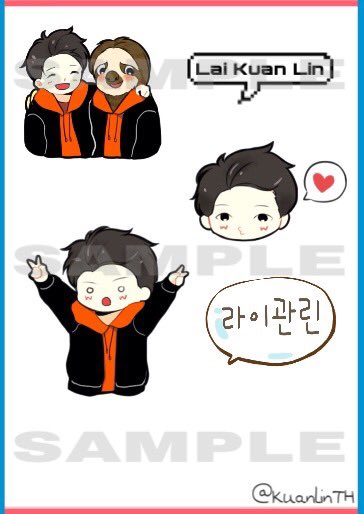 KuanlinTH's tweet photo. [แจก❤️] มีของเล็กๆน้อยๆมาแจกค่ะ สตก.แฟนอาร์ต 4รางวัล (เฉพาะฟลว.⚠️) รีทวิตไว้เลยค่ะ💗 อย่าลืมโหวตให้ควานรินนะคะ🙇🏻‍♀️💕 #PRODUCE101 #LaiKuanLin https://t.co/0xIrQaTRSc