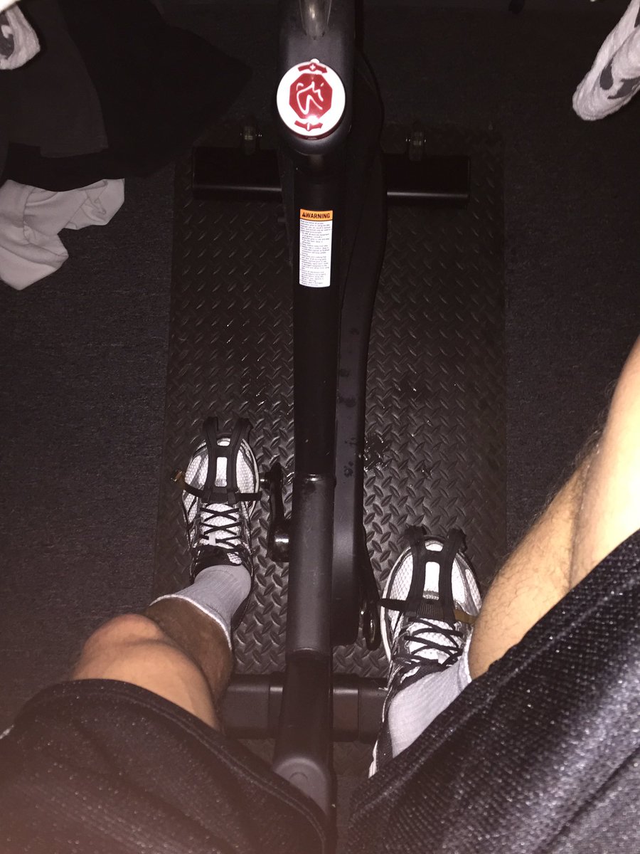 RustySink's tweet photo. A little morning spin never hurt anyone! @PowerBar #cleanstartpledge https://t.co/ffb05adsRU