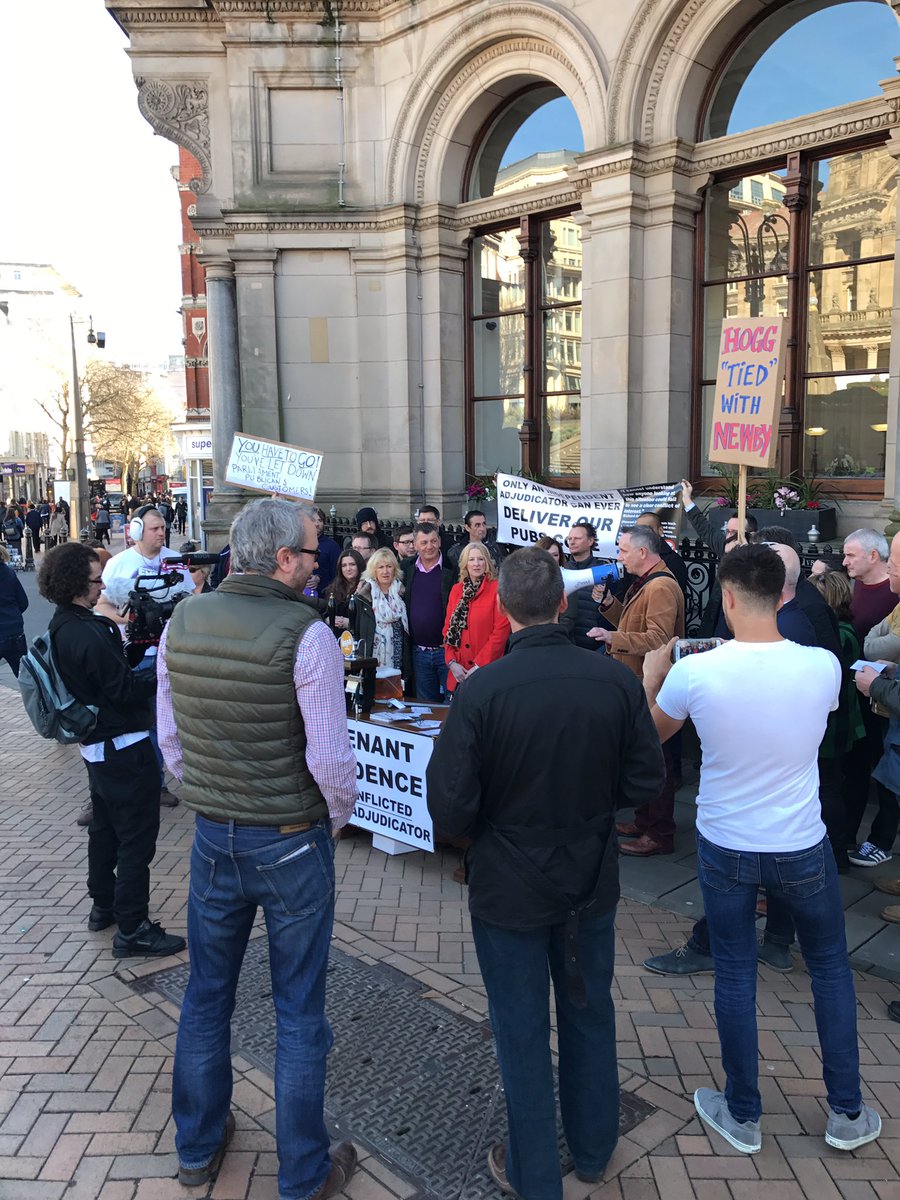 theadelaide's tweet photo. A small but perfectly formed demonstration outside the #PubCodeAdjudicator's office https://t.co/Bo4i60e0lr