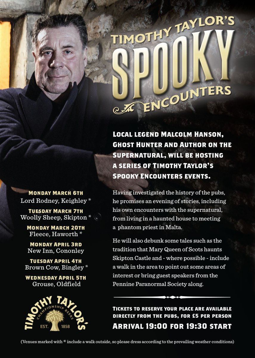 TheLordRodney's tweet photo. Did you manage to join us for our #SpookyEncounters night last week? If not, you can visit other @TimothyTaylors pubs for the event. https://t.co/pxYNRmSnFz
