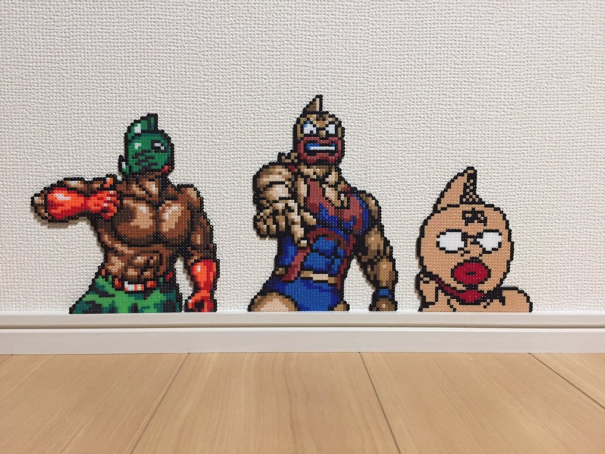 モコイ スーファミのキン肉マン Dirty Challengerより キン肉マン すごくかっこいい 運命の5王子揃えなきゃ ソルジャーと並べて そしてファミコンジャンプのキン肉マンとも並べて アイロンビーズ キン肉マン T Co Gl0ne5erhj Twitter