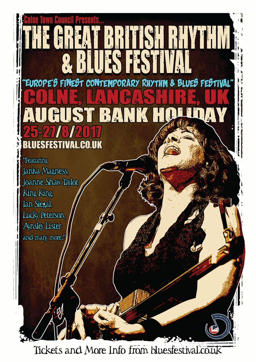 ColneBlues's tweet photo. Festival artwork. Festival poster. #ColneBlues #ColneBlues2017 @JanivaMagness Enjoy! https://t.co/prvaSVMLj5