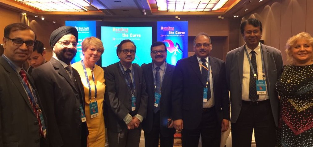 KNCVTBPlus's tweet photo. #KNCVtbc is present at the Ministerial Meeting Towards Ending TB in South-East Asia. Time to #EndTB and #bendthecurve with @WHOSEARO https://t.co/3dWboO7xiy