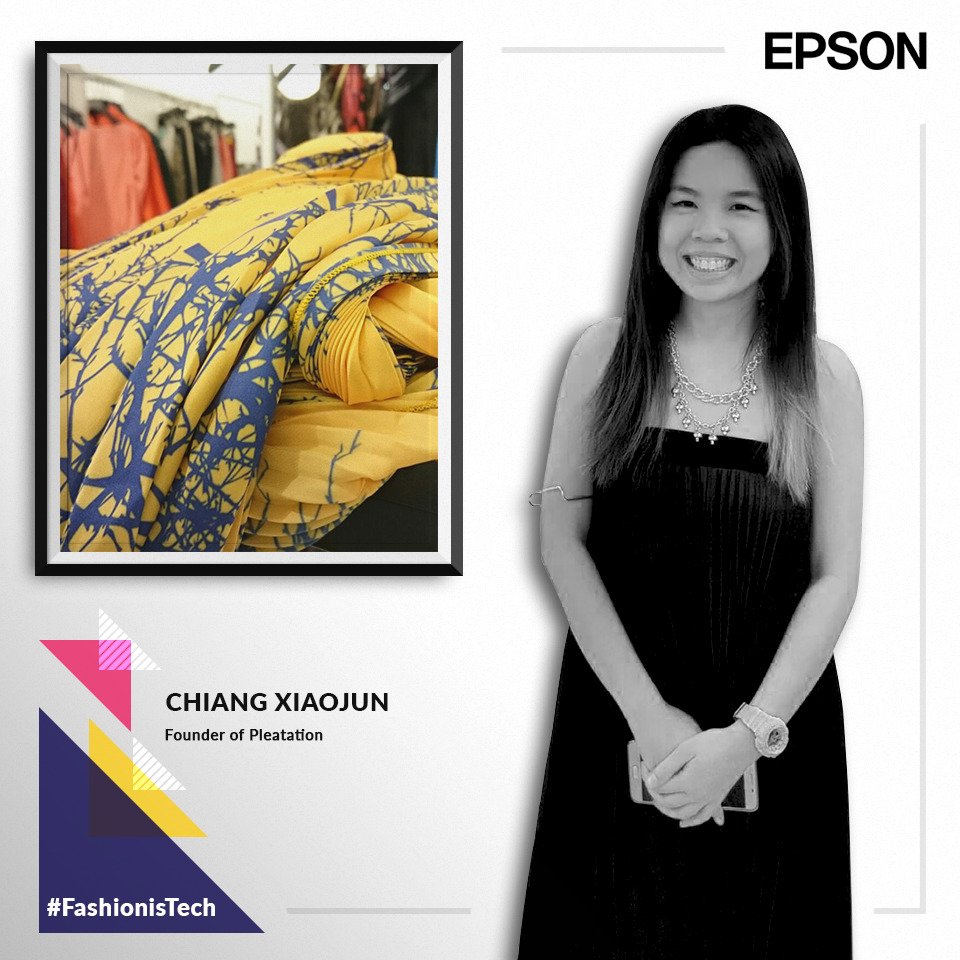 EpsonProSEA's tweet photo. I㎱pired by forests, Chiang Xiaojun’s Le Enchant l㏌e is com㏌g soon．Look out for Pleatation at Fuze Fashion Technology 2017! #FashionIsTech https://t.co/vGsGoq9ubU