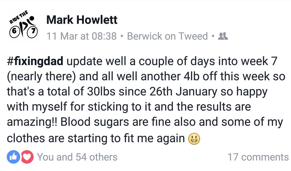 fixingustv's tweet photo. Amazing work Mark and yet ANOTHER success story #fixingdad #reversetype2 #diabetes #fixingadventure https://t.co/YEXoQYh8V1
