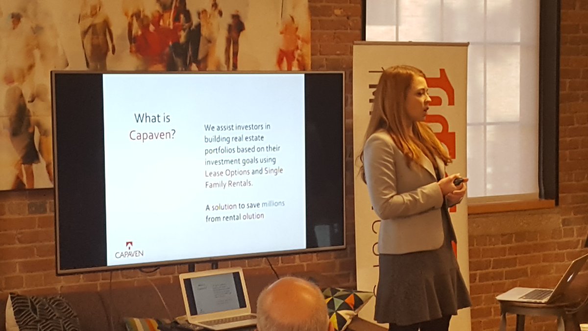 1MillionCupsGVL's tweet photo. Next up, @Capaven! https://t.co/pLpvU32Lfu