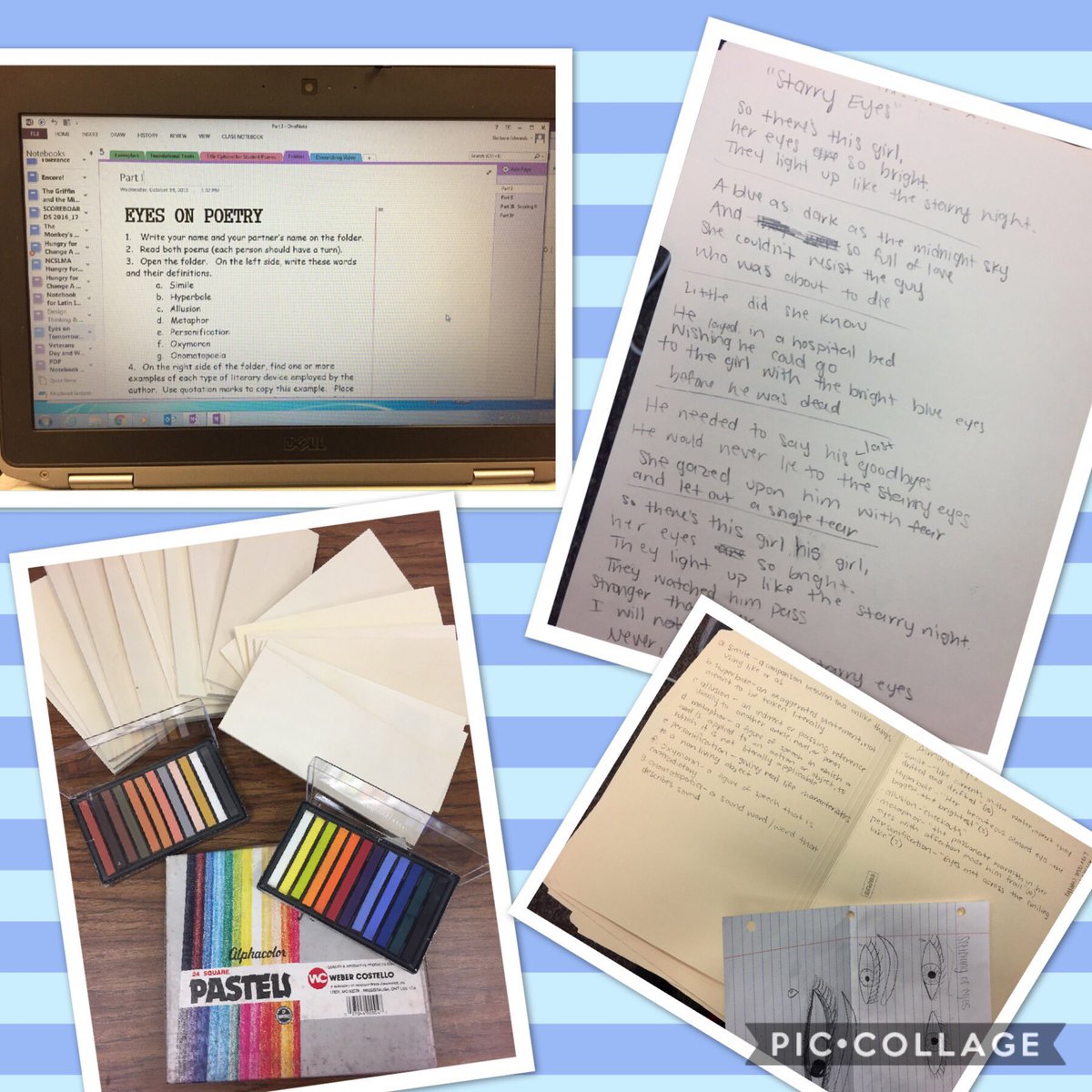 B_E_AIG's tweet photo. @msonenote Who's ready for 8th gr #enrichment? We are! 💻📝🎼🎨#blendedlearning #designthinking #giftedminds https://t.co/1Rz8JE3TYo