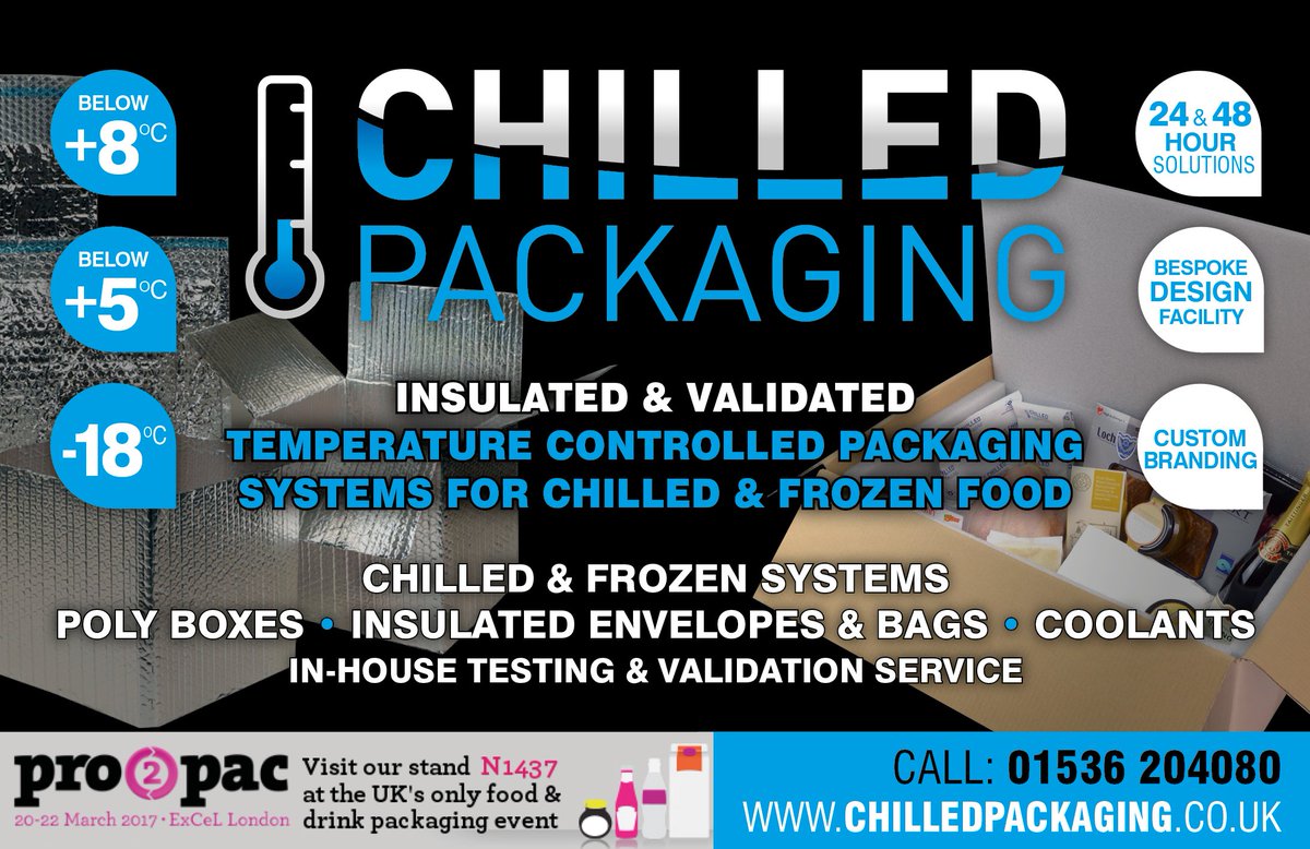 IFEM_Event's tweet photo. Chilled Packaging are exhibiting at #Pro2Pac17 shhowcasing cost-effective, innovative packaging soluiton to cold chain needs β stand N1437 https://t.co/PgqdS2mjAc