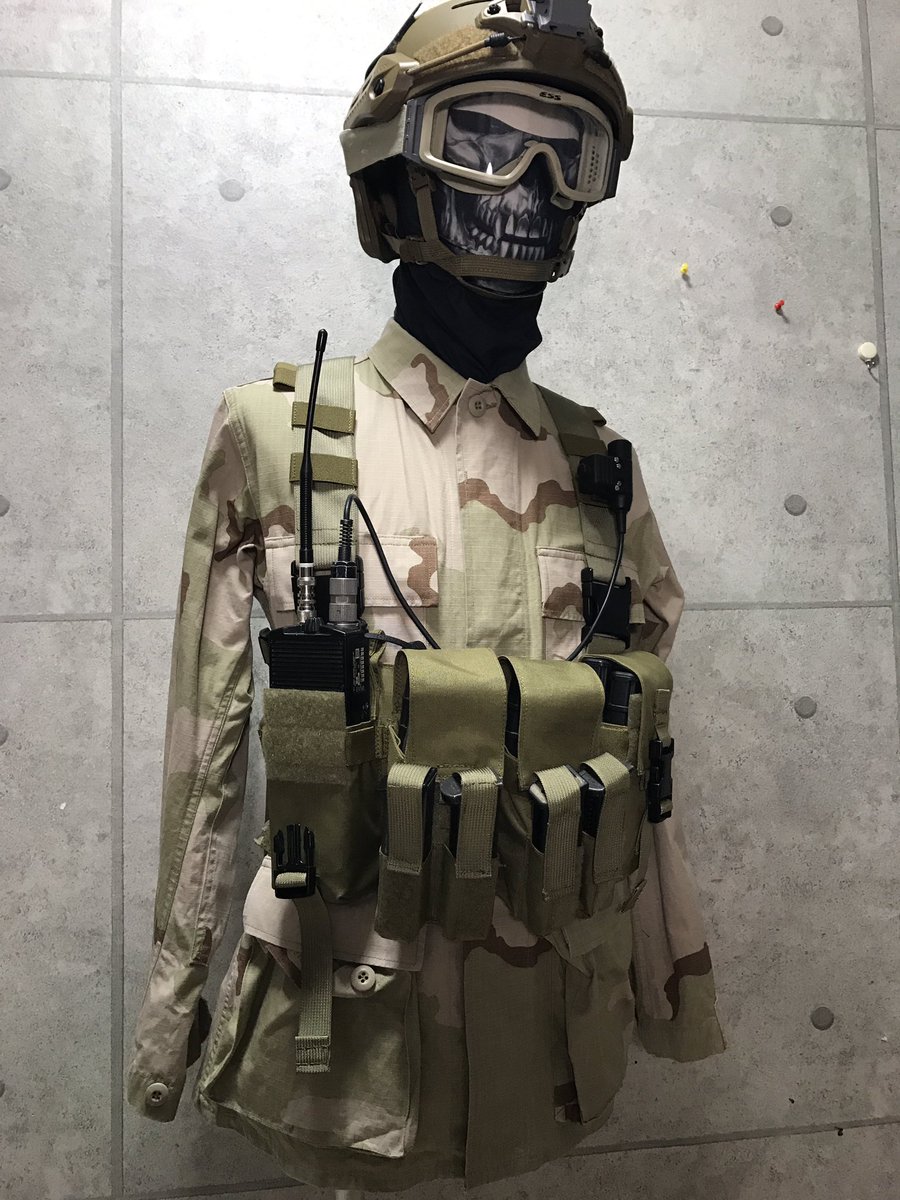 サバゲー/コスプレ用ボディアーマー➕チェストリグ➕ヘルメットセット Warrior Assault Systems チェストリグ Elite Ops 901 W-EO-901-Z