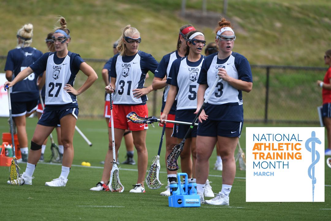 USA_Lacrosse's tweet photo. March is National Athletic Training Month. Thanks to all of the trainers that keep athletes healthy! - https://t.co/XzYINPLbMN #NATM2017 https://t.co/lYmp2fhOUy