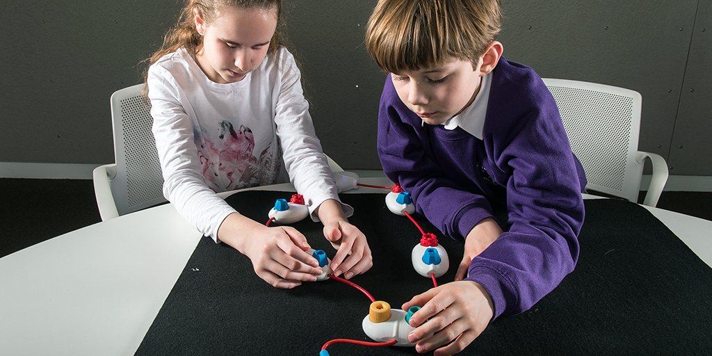 MSFTResearch's tweet photo. Project Torino--a physical programming language for kids with visual impairments to create code https://t.co/xlRLZwgfQW https://t.co/y12dKSZp8m