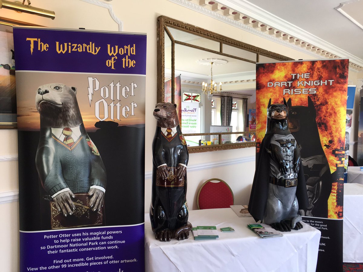 CDoyleMarketing's tweet photo. How 'otter-ly' amazing do these @moorotters look at today's @VisitDartmoor Business Showcase Day @Two_Bridges great to hear 'moor' about it! https://t.co/pJk0dKImaQ