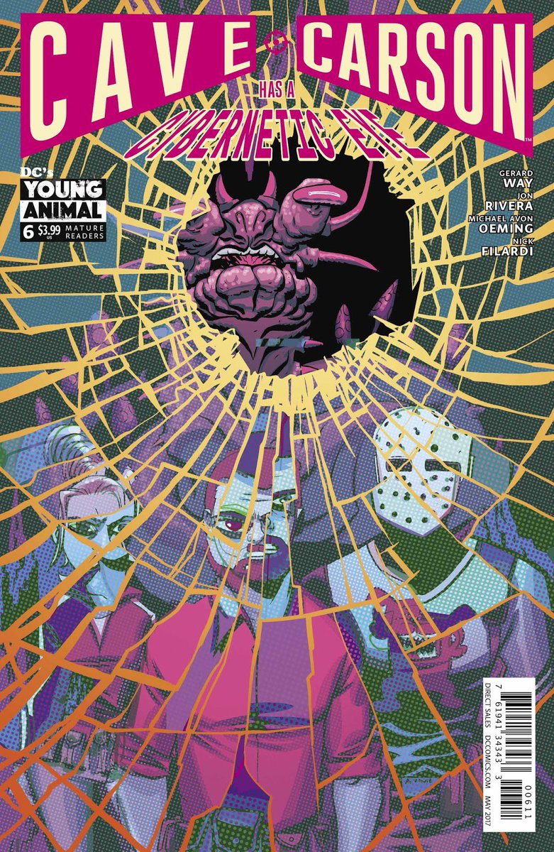 WeirdScienceDC's tweet photo. Cave Carson Has a Cybernetic Eye #6 Review  8.5/10!
https://t.co/Qm2bWPw4pm #cavecarson #cyberneticeye #younganimal @gerardway https://t.co/cvxRh3h3Eb