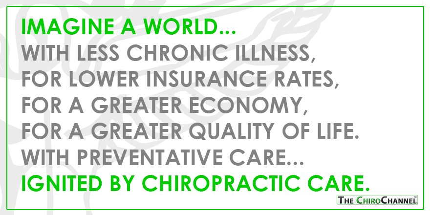 ChiroChannel's tweet image. #Chiropractic #GetAdjusted