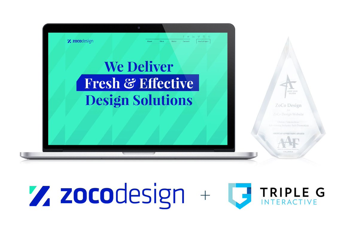 zocodesign's tweet photo. Last week we won a silver ADDY for our website! Shout out to @GreggHenry for being an amazing partner > https://t.co/0AmibUQG83 https://t.co/hI4cXOjNeo