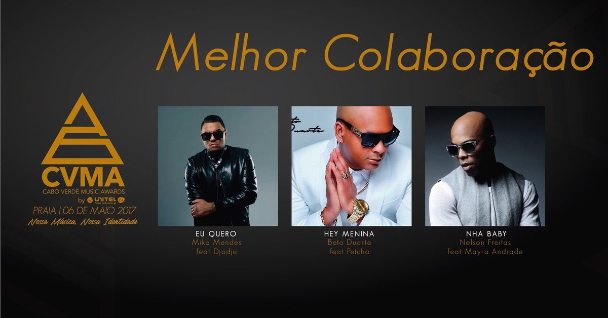 cvmusicawards's tweet photo. E os nomeados são...
MELHOR COLABORAÇÃO
#cvma #cvmabyuniteltmais #caboverdemusicawards #uniteltmais https://t.co/7fc7BVRaC2