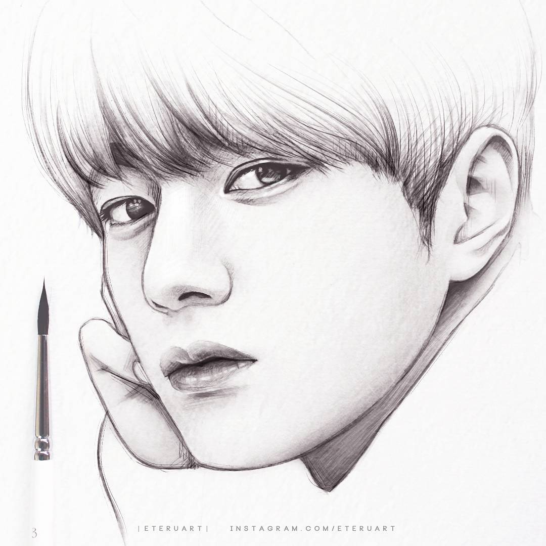 EteruART's tweet photo. Sketching✏

#엘 #명수 #팬아트 #일러스트 #드로잉 #인물화 https://t.co/5gPwHHfbFj