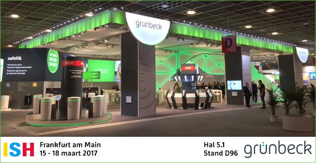 Vandaag is de tweede dag van de ISH. Kom naar onze stand en bekijk onze nieuwste innovaties op het gebied waterbehandeling #ISH2017