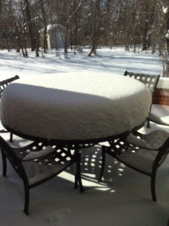 TracyButlerABC7's tweet image. Thanks to my Weather Watcher, Katie, for her #snowtable photo from #Northbrook #Illinois