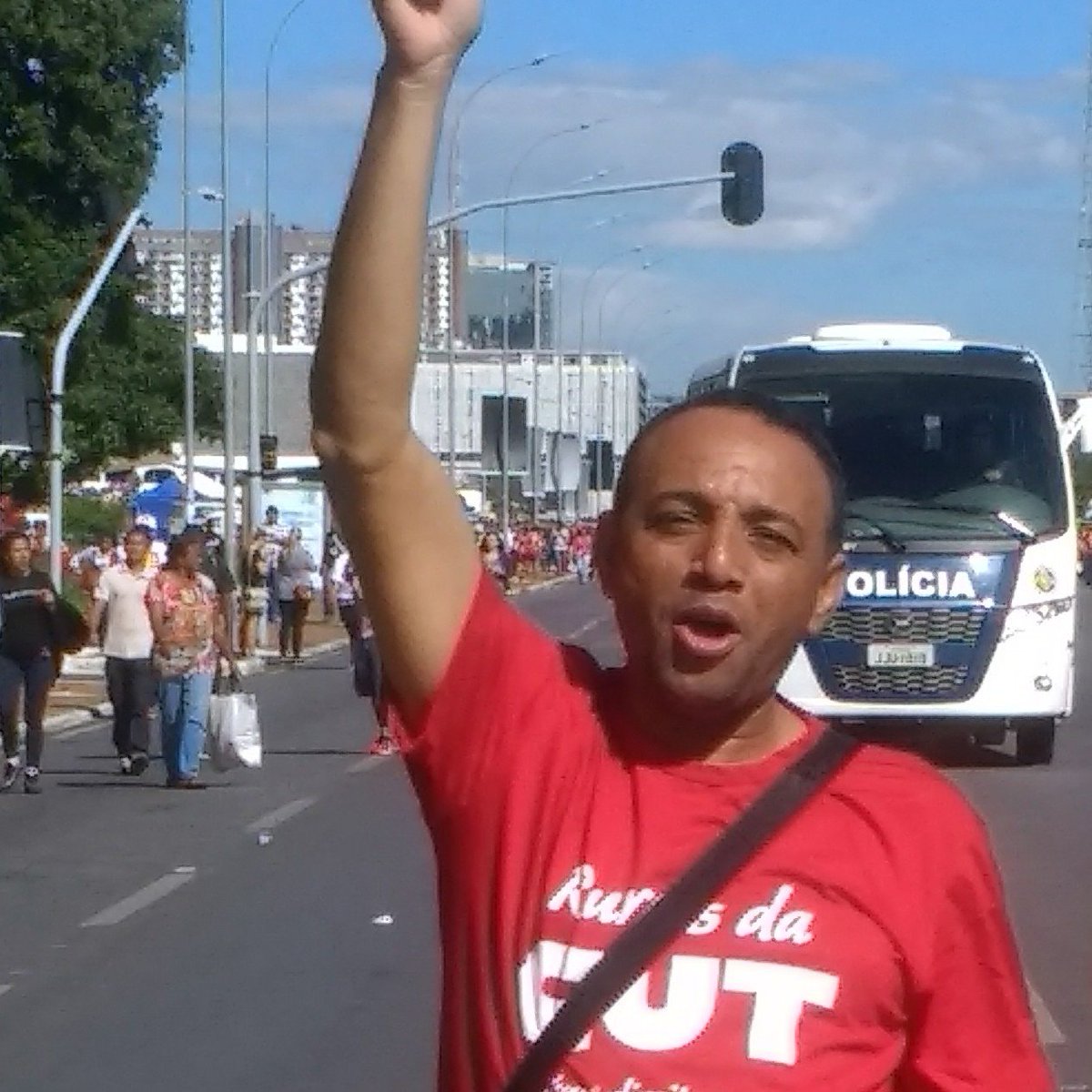 Atade8's tweet image. Manifestação em Brasília contra a reforma da previdência