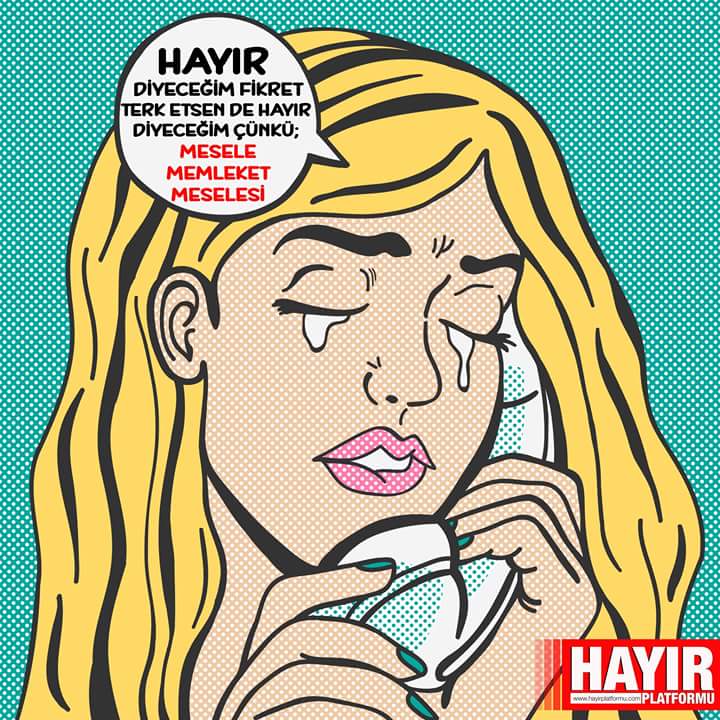Hayır      #hayır #kazanacak
Diyeceğiz mesele Memleket Meselesi