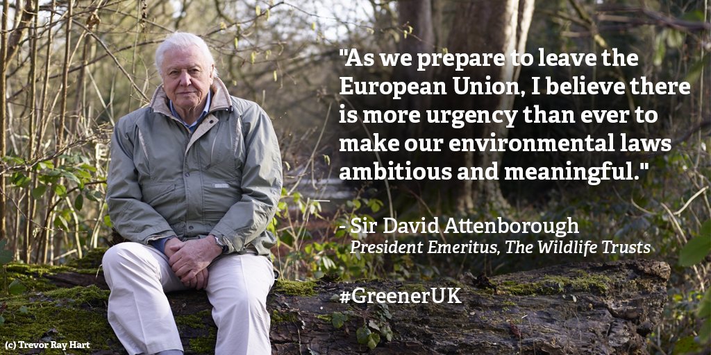 "As we prepare to leave the European Union, there is more urgency than ever to make our environmental laws ambitious" #GreenerUK