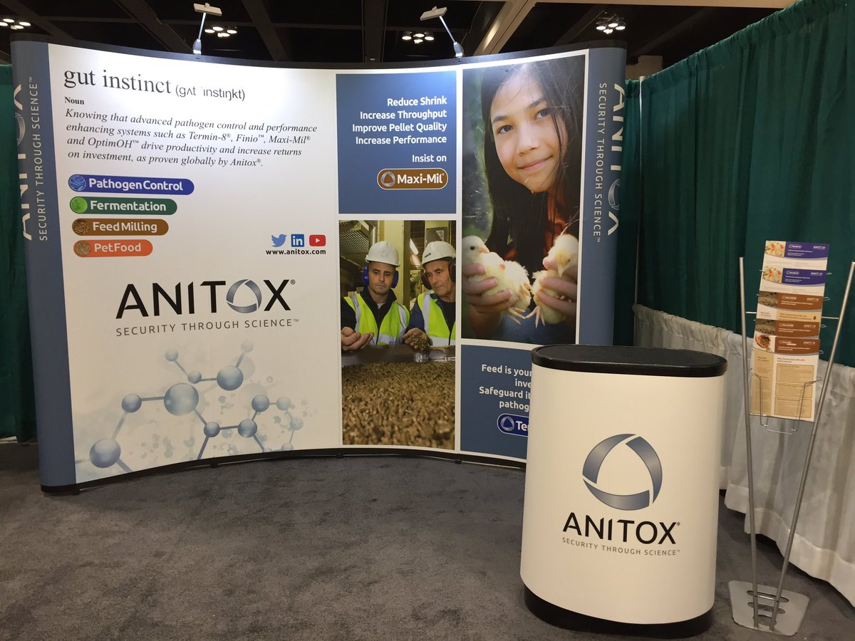 anitox's tweet image. Excited to kick off the day @MPFConvention! Come see us at booth 650 for #pathogencontrol and #feedmilling solutions. #MidwestPoultry