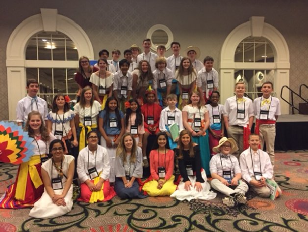 TKStoneMiddle's tweet photo. TKS KUNA, representing Nicaragua and Costa Rica, was named a delegation of excellence. #loveKYschools #TKS https://t.co/7vEiwMbKcf