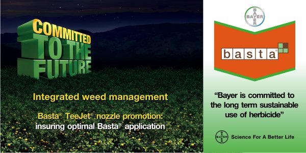 Bayer4Crops_SA's tweet photo. #Committedtothefuture Check out our promotion with #TeeJet nozzles on https://t.co/Ju2YzPP2Qu
#FruitFutureForum
#NozzleChoice
#Bayer4CropsSA https://t.co/PsZcPEdecY