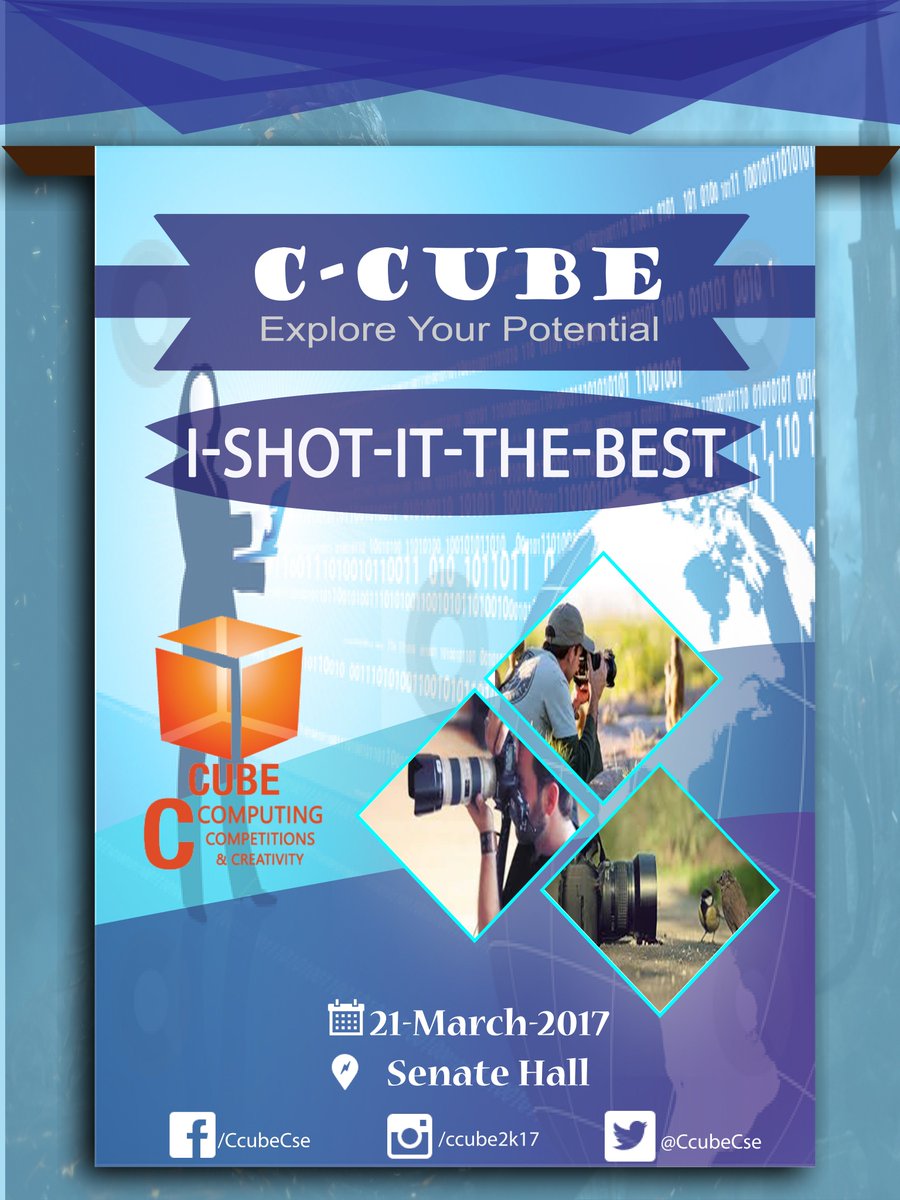 CcubeCse's tweet photo. Some #Competitions
#C_CUBE
#Explore_Your_Potential https://t.co/KNuiILEh6g