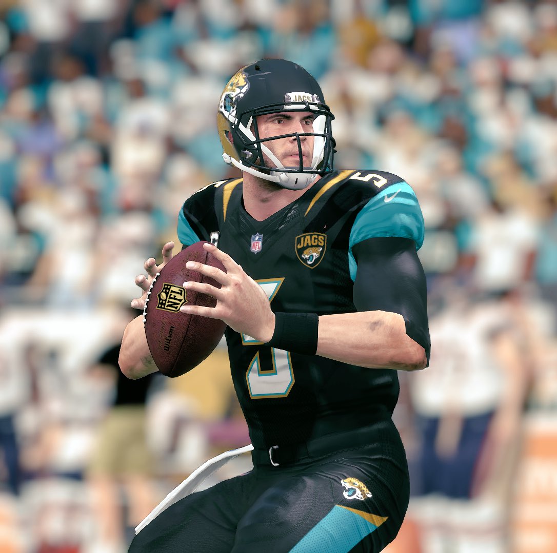 MEE_Jaguars's tweet photo. After throwing interceptions on the first two possessions of the game, Bortles flips the switch &amp; throws six TDs in 52-10 route of Chicago https://t.co/vzoaSwcB2J