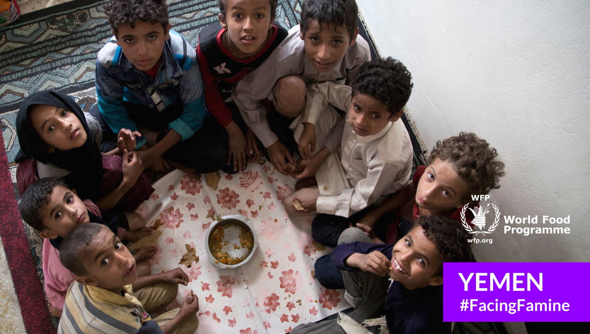#Yemen: Severe food insecurity threatens 17M &amp; nearly 2/3 of the population requires life-saving aid ow.ly/ayRq309Vuyr #FacingFamine
