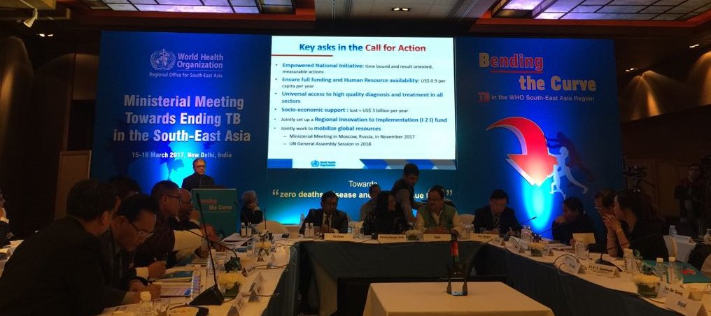 KNCVTBPlus's tweet photo. #KNCVTBC supports strong call to action in New Delhi. Let’s #Bendthecurve to #EndTB @WHOSEARO https://t.co/n2L0ZqJLl0