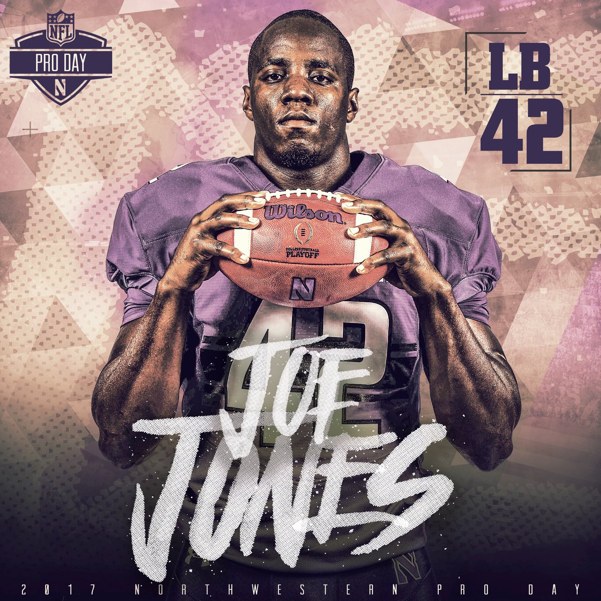 NUFBFamily's tweet image. That man @FamilyMan_Joe42 rose to a new level yesterday. 🏃🏻💨#B1GCats #ProDay