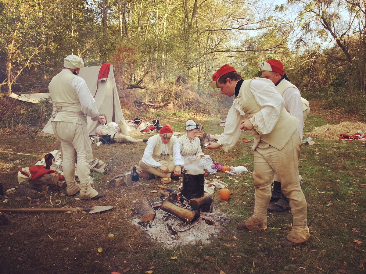 DailyReenactor's tweet image. Members of the 17th