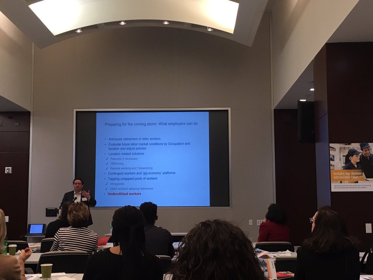 michellekan's tweet photo. @GadLevanon discusses labor shortages and underutilized #talent pools @RTWBC1 @Conferenceboard #RTWroundtable https://t.co/i7uvFgJpND