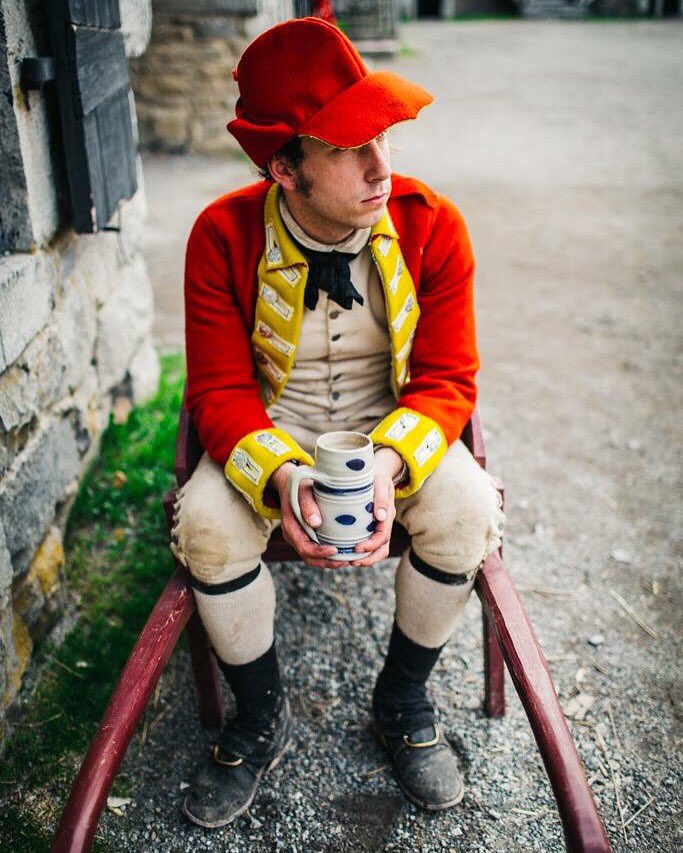 DailyReenactor's tweet image. Gibb Zea, formerly of @FortTiconderoga