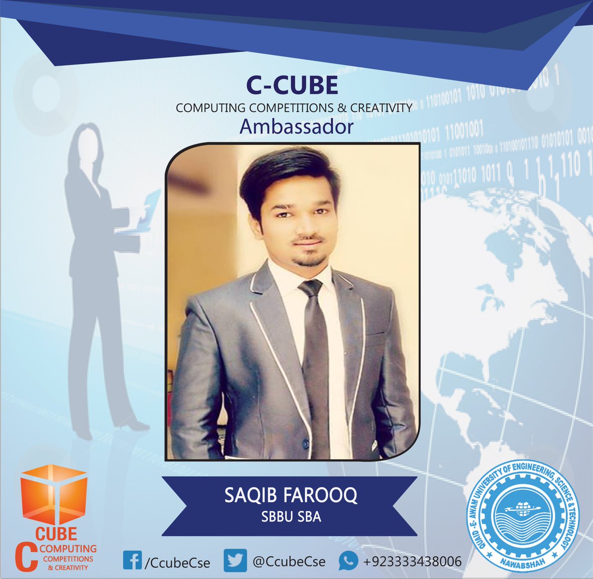 CcubeCse's tweet photo. #Ambassador
#C_CUBE
#Explore_Your https://t.co/QoIjLjthzt