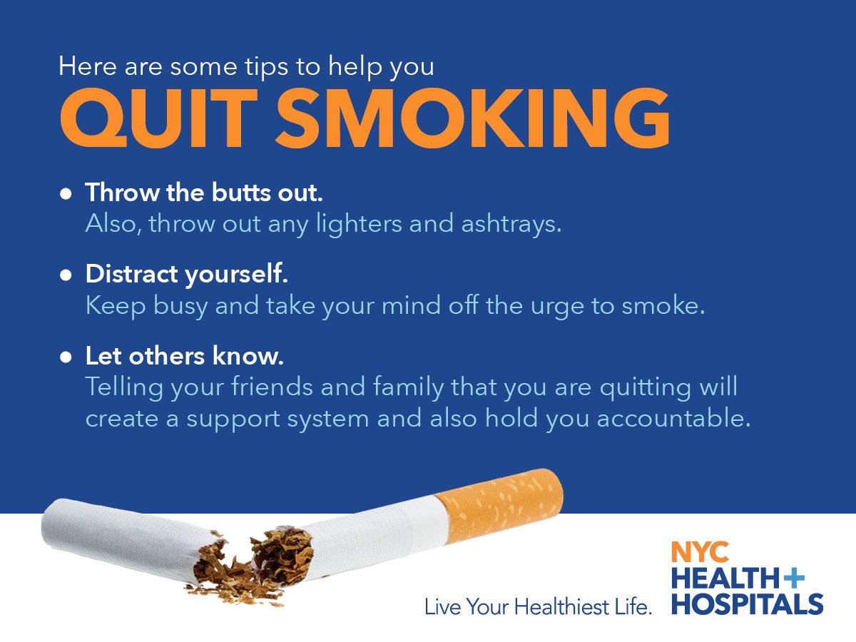 NYC Health + Hospitals on Twitter "Today is National KickButts Day