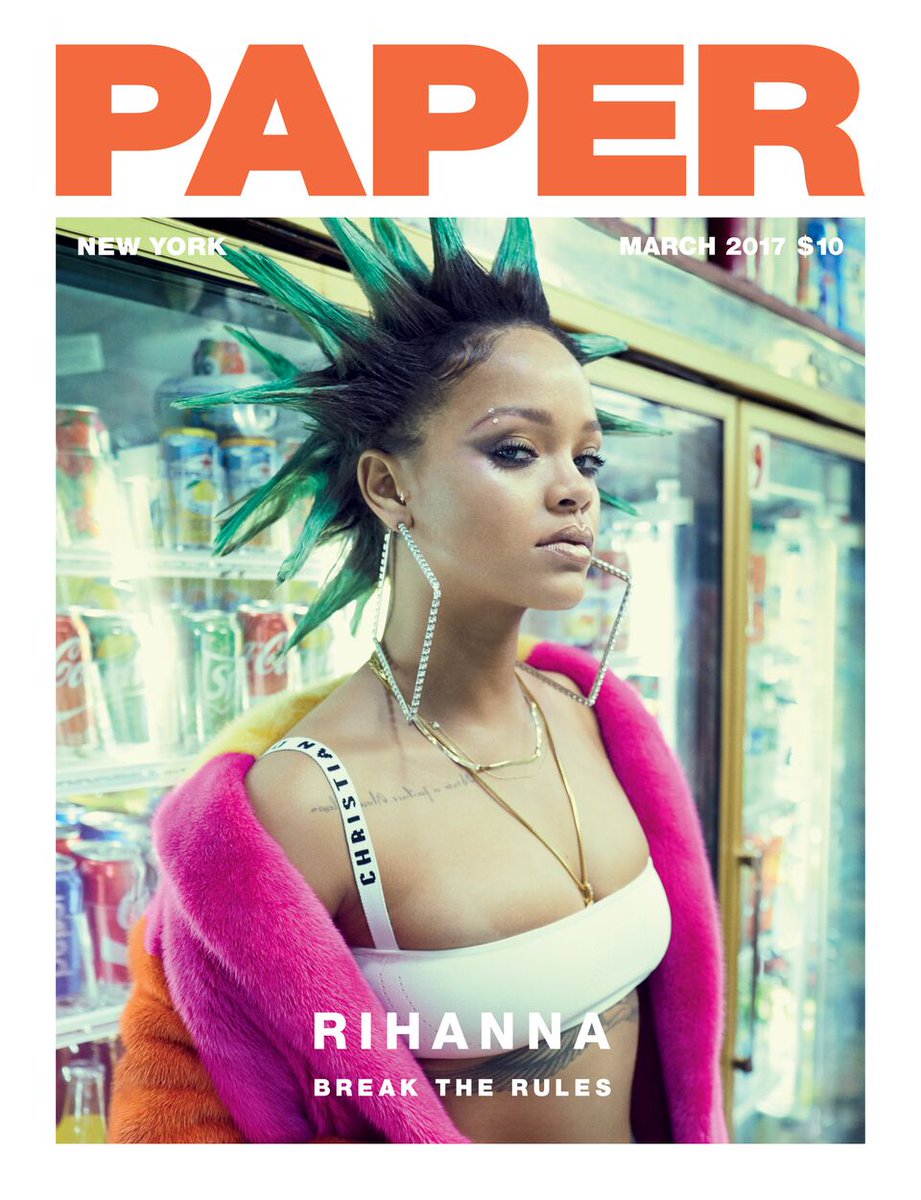 Profitpot's tweet photo. It’s time to #BreakTheRules with @Rihanna, the star of our March issue: https://t.co/zZjb6PSXs9 by #Dasani605 via @c0nvey https://t.co/bpkq636wT0