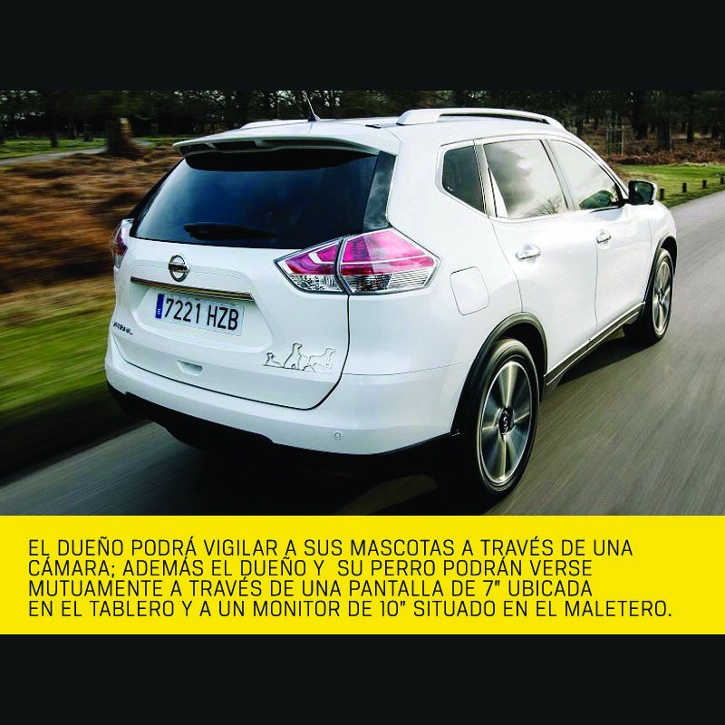 Nissan ha lanzado un prototipo basado en la X-Trail. Es el auto ideal para los que quieren que sus perros estén super cómodos cuando viajan.