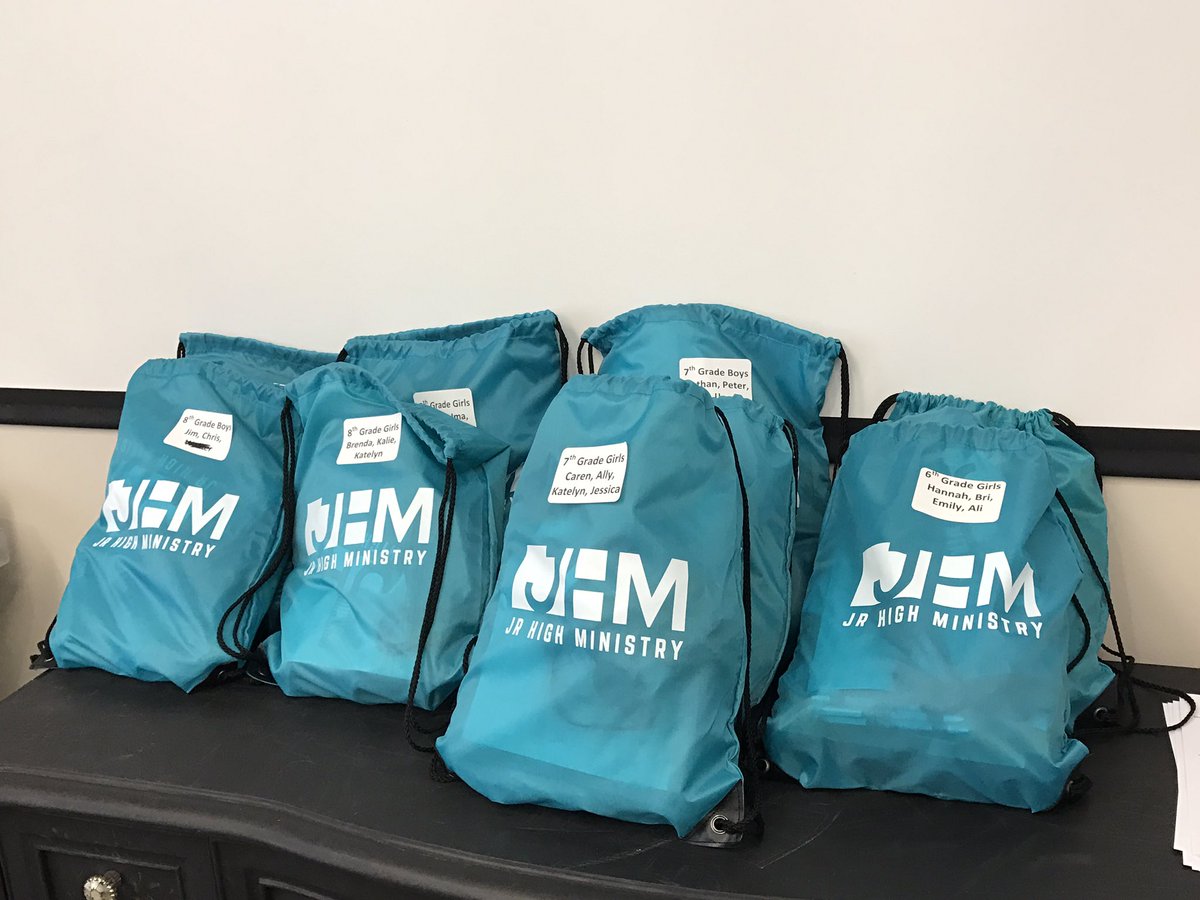Hannah_N_Knight's tweet photo. @85supplyco did some awesome work again to make our volunteers look awesome! Excited for them to get their new bags! https://t.co/106SUbcXJf