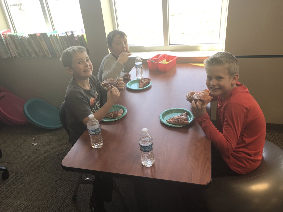 PREmosbey's tweet photo. Thanks @EpicKidsBooks for our pizza party and Epic! swag from the Blizzard of Books challenge. https://t.co/l0z2Bn6nrI