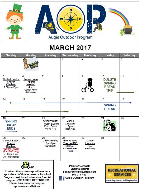 March Events!!