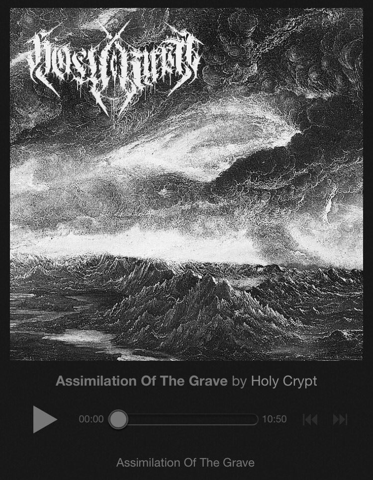 Assimilation Of The Grave is LIVE.

Very proud moment, hope it's enjoyable to those who listen.

holycrypt.bandcamp.com

#EnterTheHolyCrypt