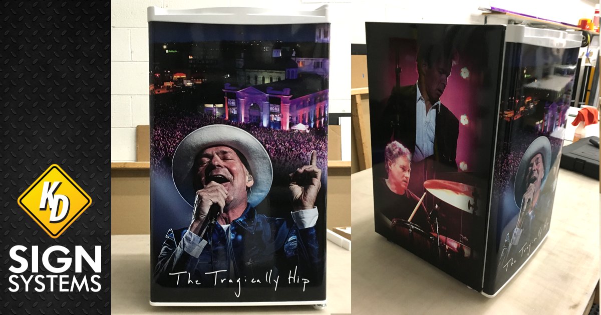 KdSigns's tweet image. Design &amp;amp; print by KD Signs. This fridge is being donated to a local fundraiser where all money raised will be given back to #MensHealth .