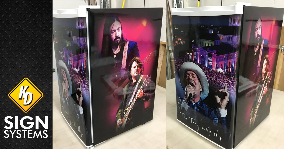 KdSigns's tweet image. Design &amp;amp; print by KD Signs. This fridge is being donated to a local fundraiser where all money raised will be given back to #MensHealth .