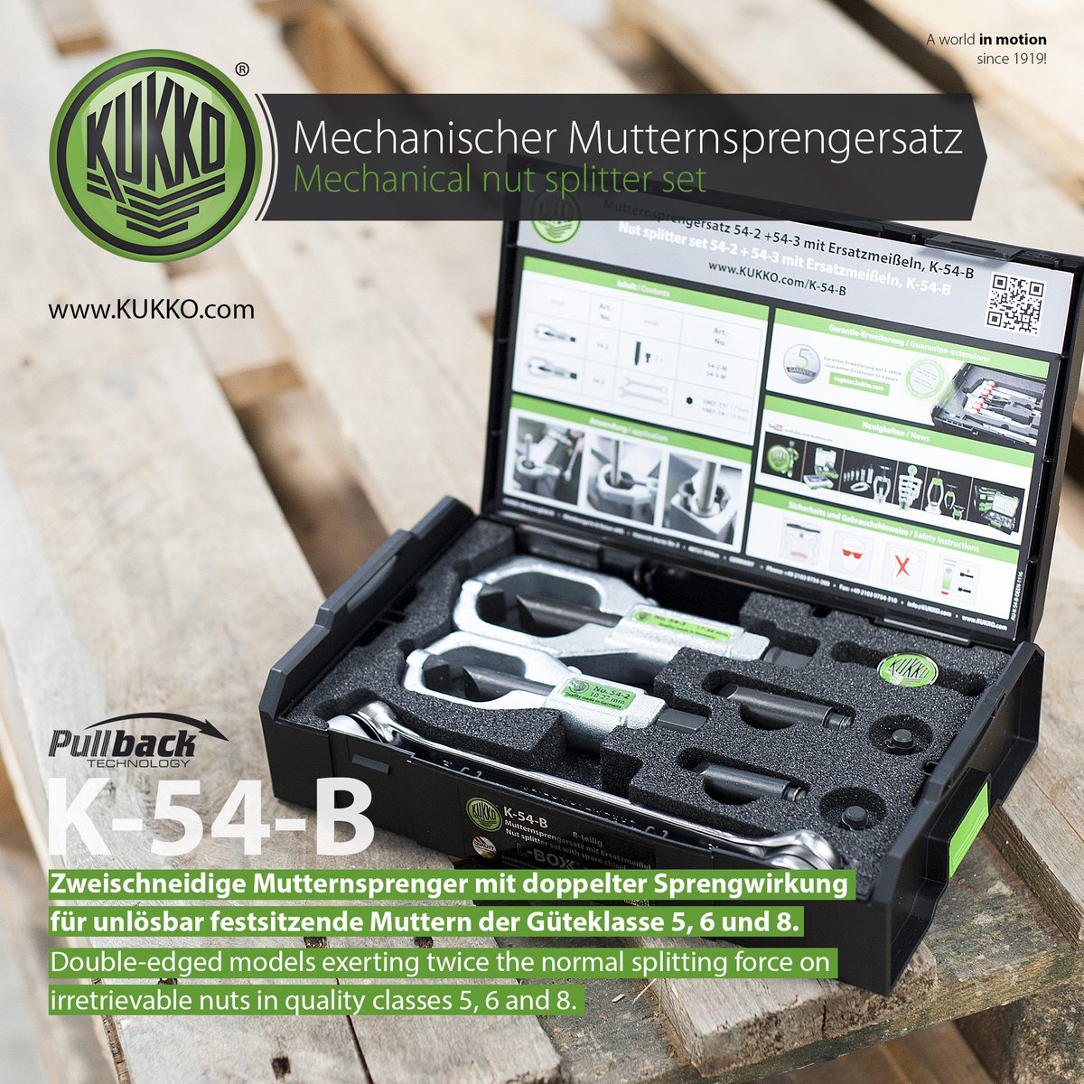 kukkotools's tweet photo. Herzlich willkommen K-54-B!

Ab jetzt in der praktischen L-BOXX-Mini erhältlich!

#KUKKO #Mutternsprenger #Abzieher #doppelthältbesser https://t.co/vXditkb6qz