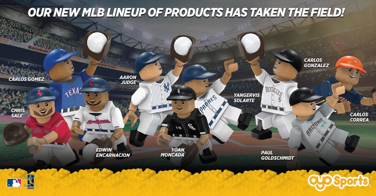oyo sports mlb full field building block set
