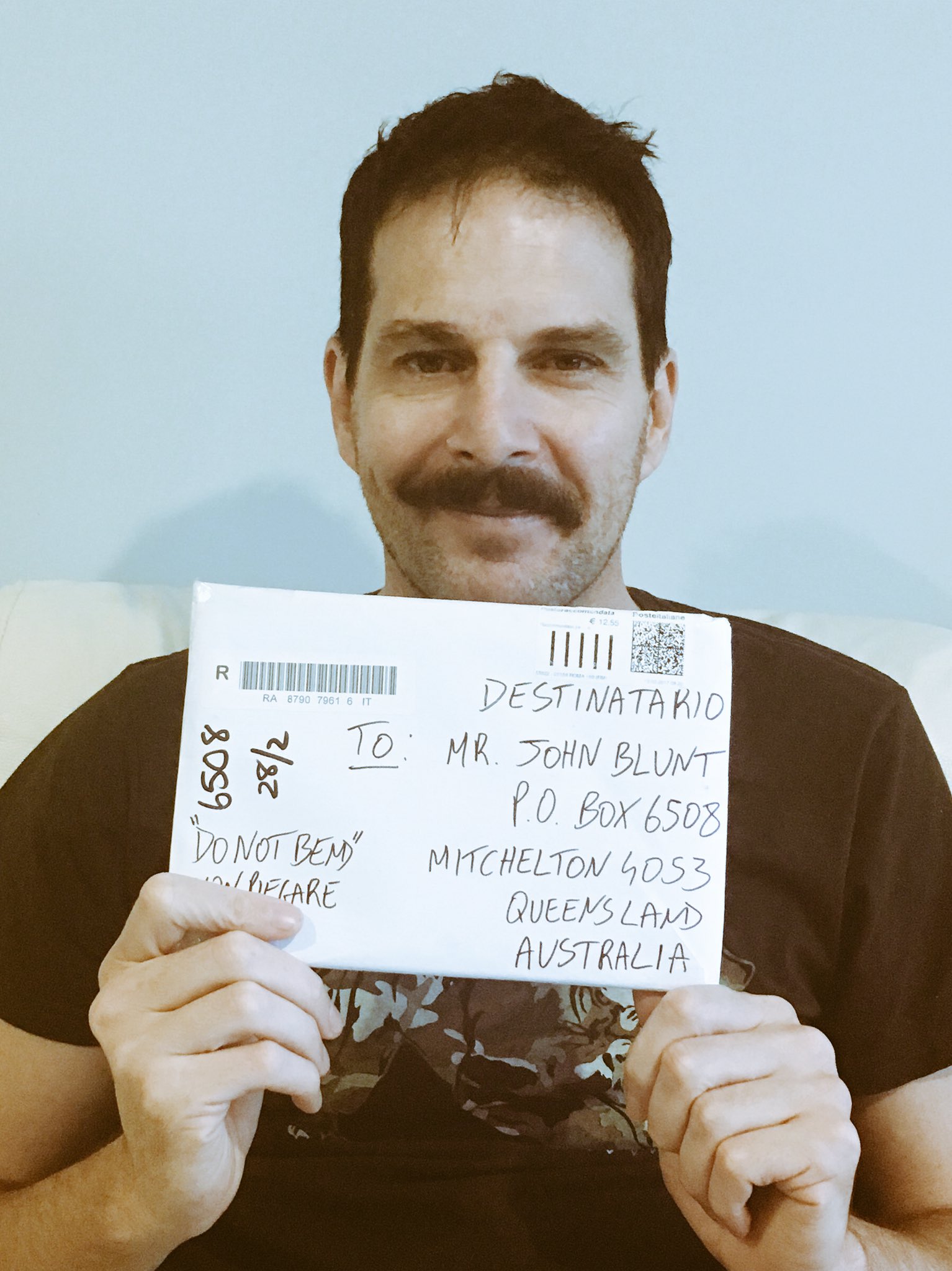 John Blunt on Twitter "Unbelievable I'm signing fan mail from Italy. I